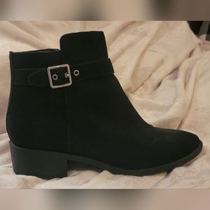 Cole Haan waterproof suede ankle bootie